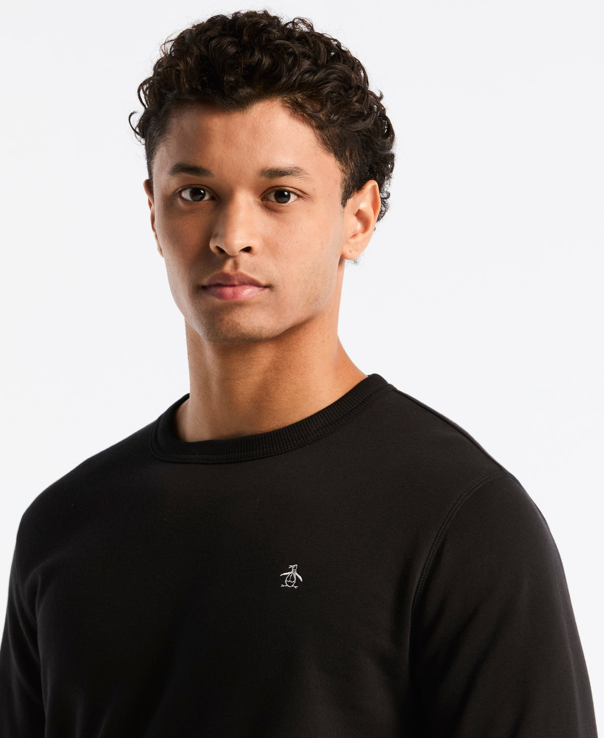 Original Penguin Embroidered Pete Fleece Crewneck