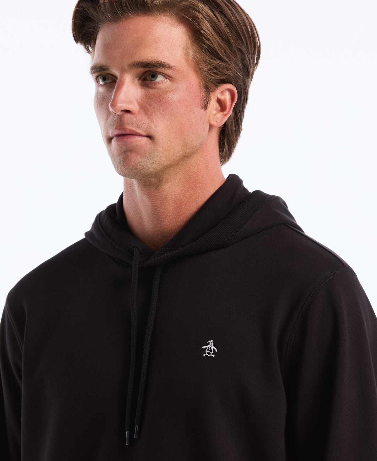 Original Penguin Embroidered Pete Fleece Hoodie