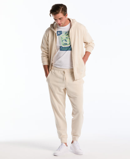 Original Penguin Embroidered Pete Full Zip Hoodie