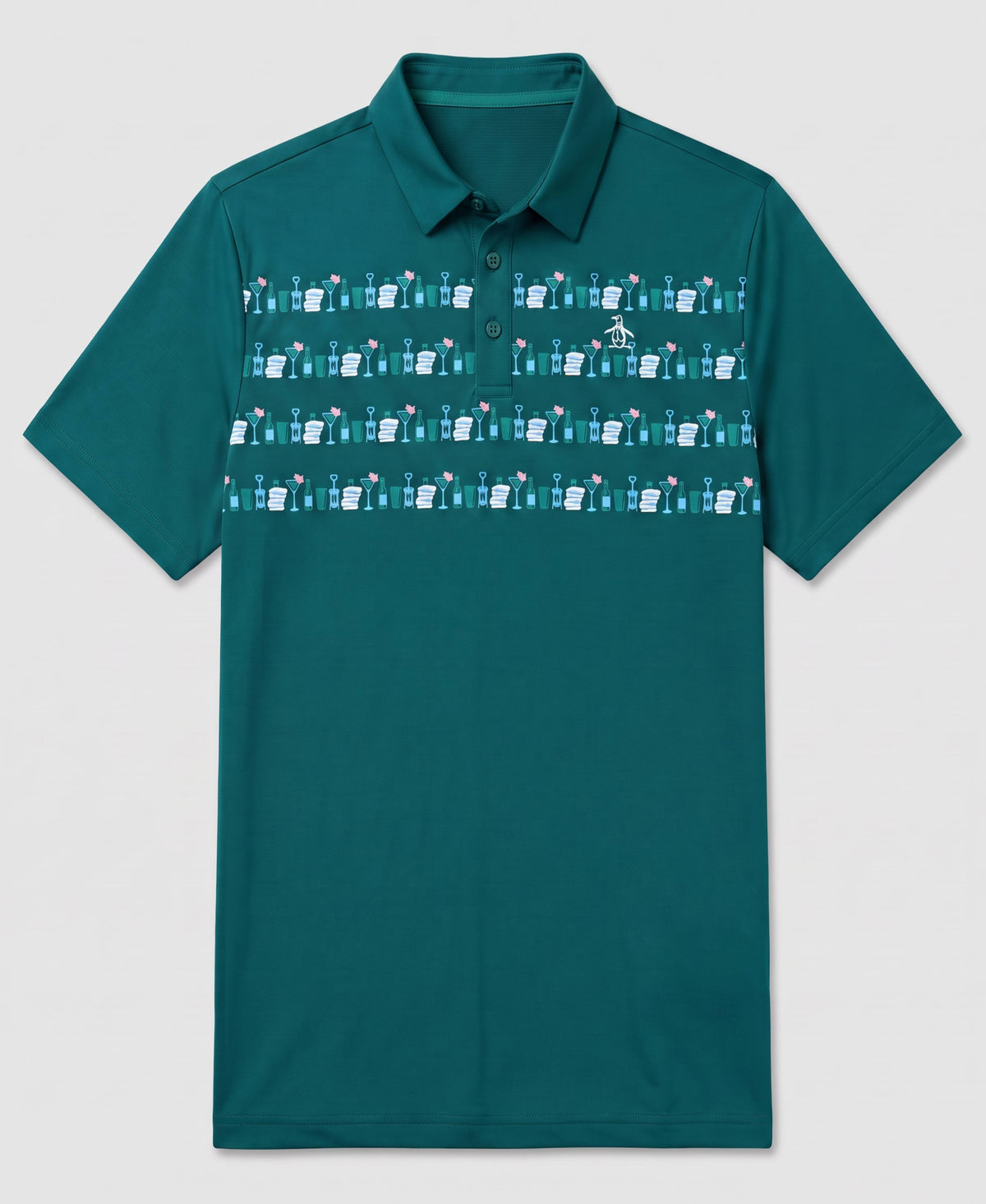 Original Penguin Engineered Cocktail Novelty Golf Polo
