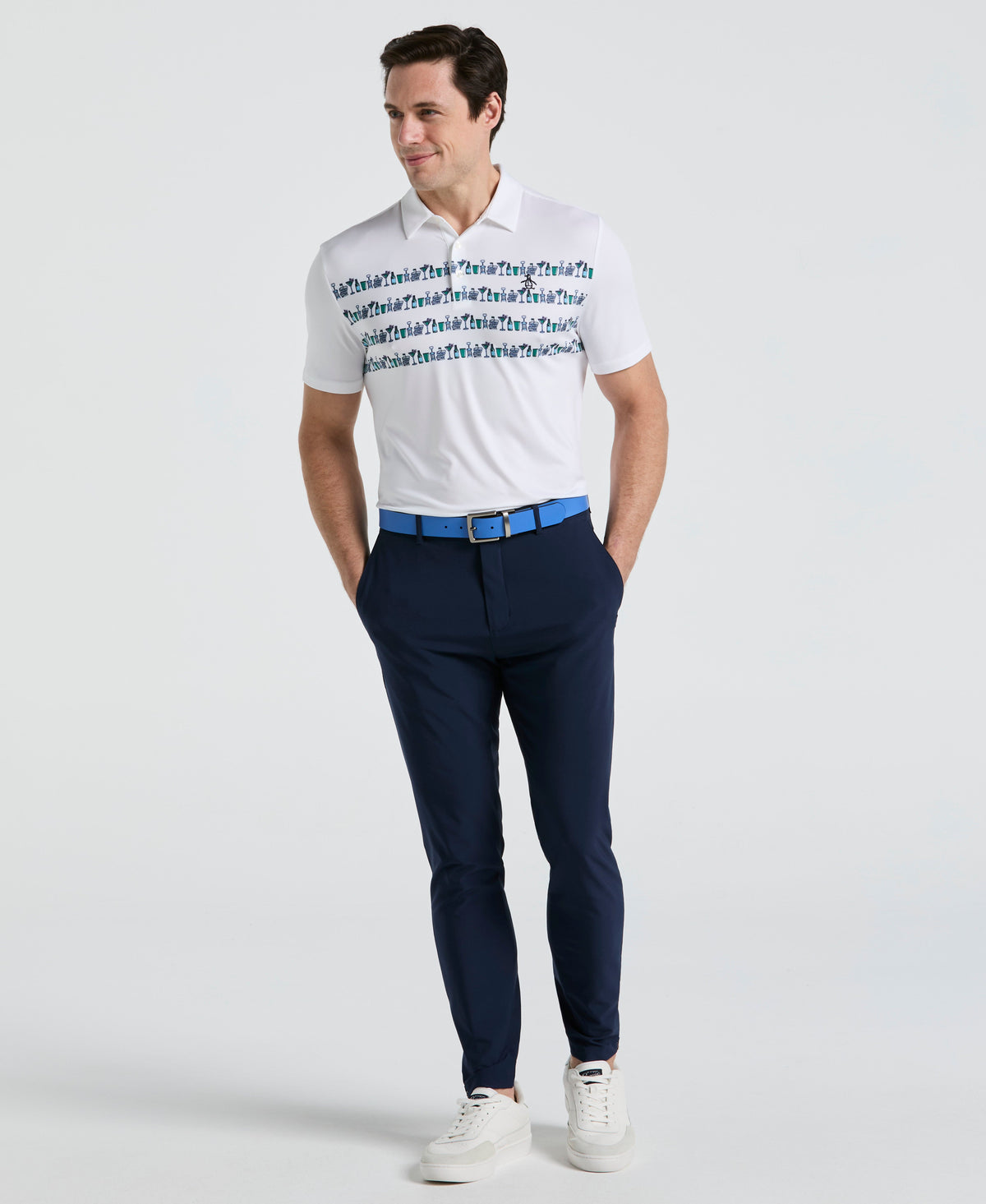 Original Penguin Engineered Cocktail Novelty Golf Polo