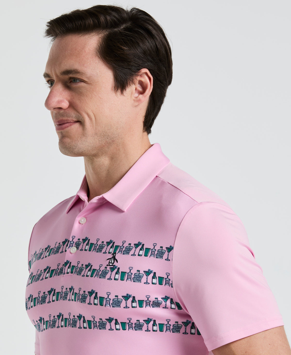 Original Penguin Engineered Cocktail Novelty Golf Polo