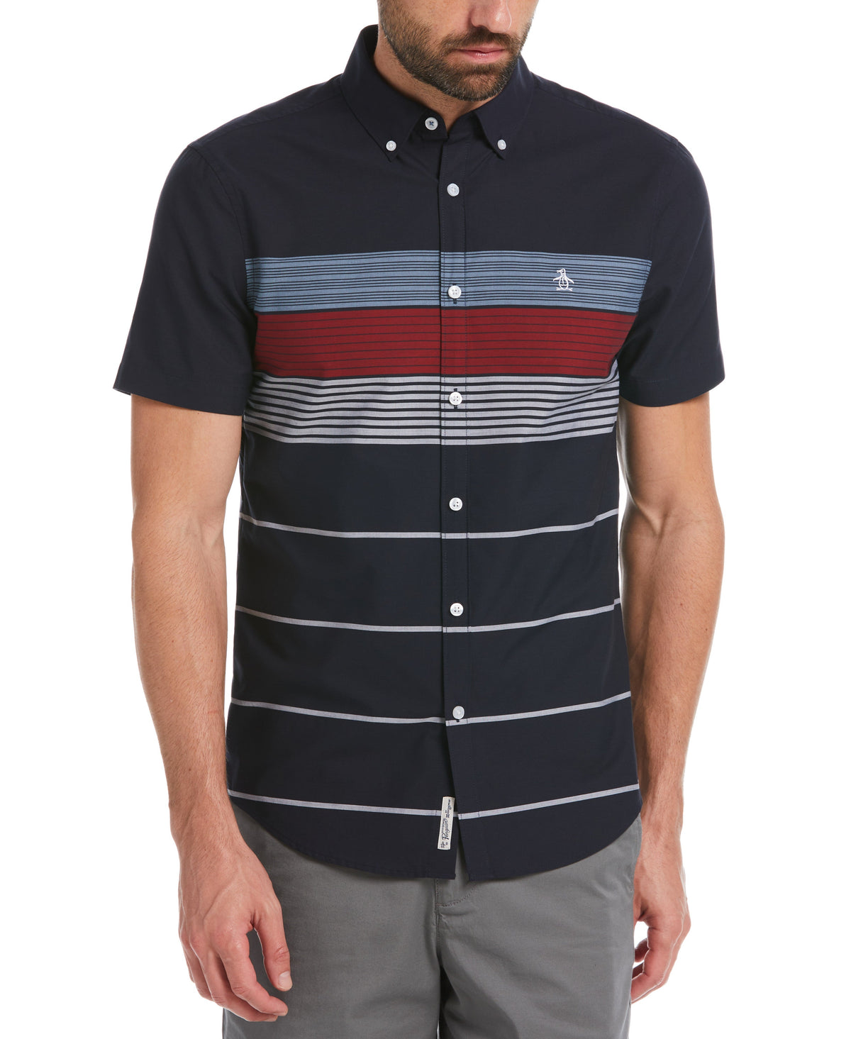 Original Penguin Engineered Multi Stripe Shirt
