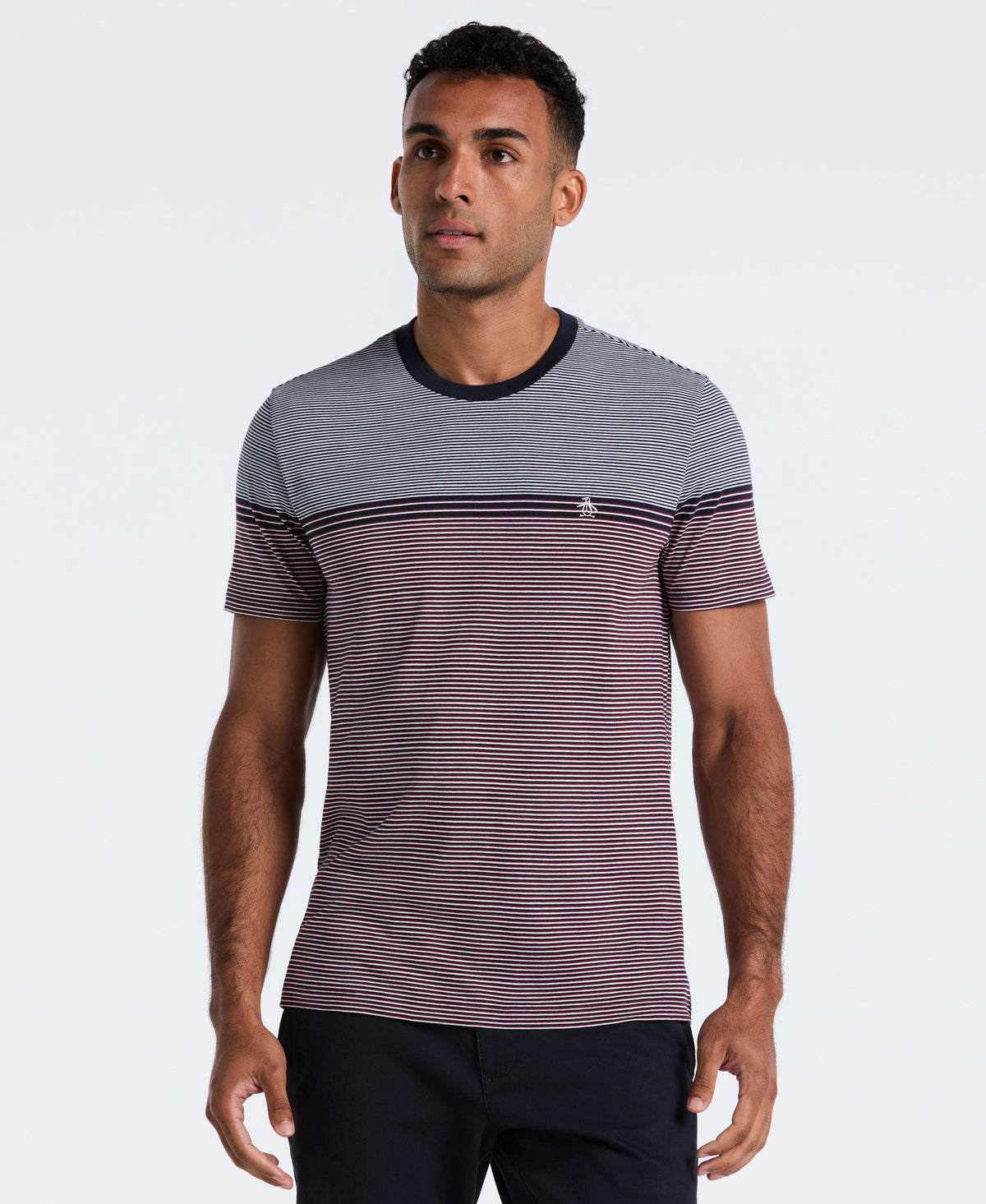 Original Penguin Engineered Stripe Jersey Tee