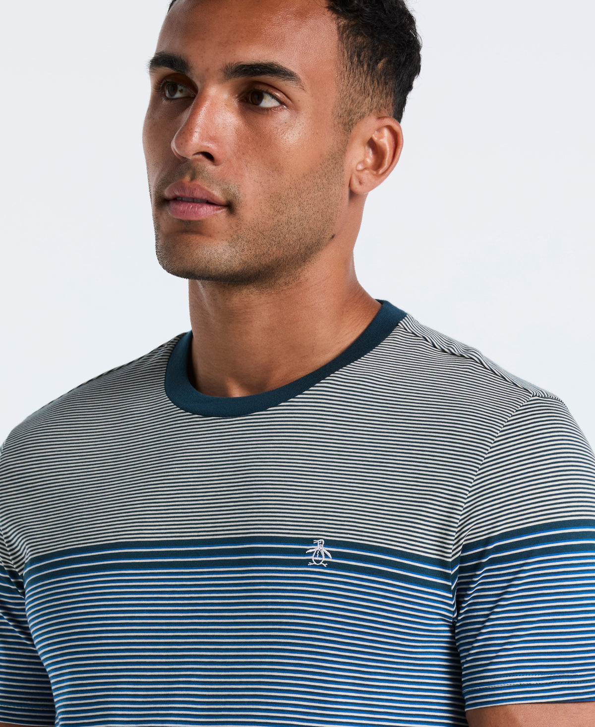 Original Penguin Engineered Stripe Jersey Tee