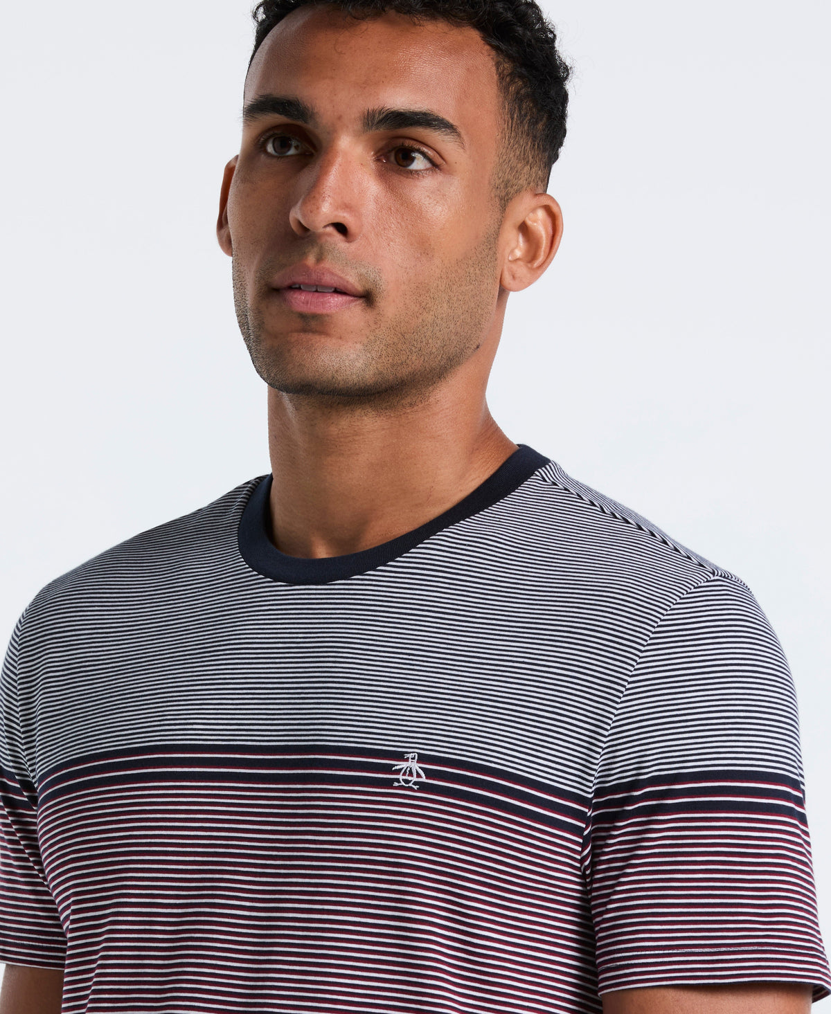 Original Penguin Engineered Stripe Jersey Tee