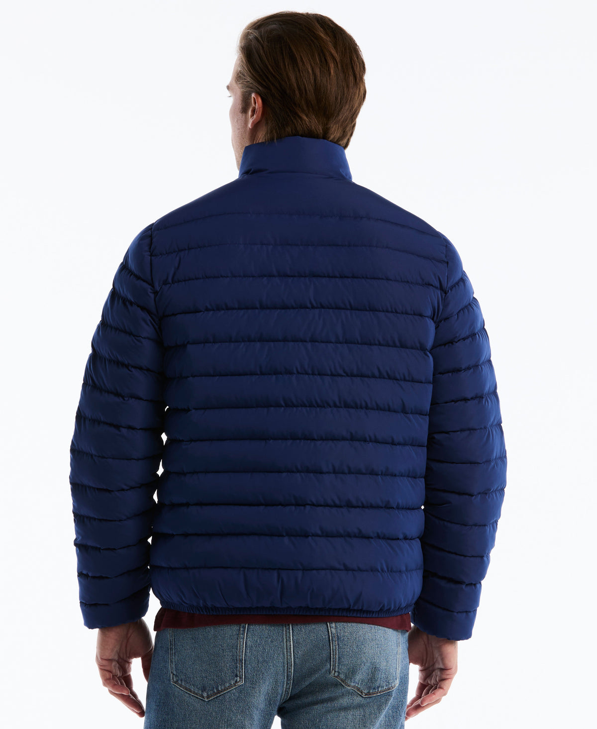 Original Penguin Faux Down Colorblock Puffer Jacket