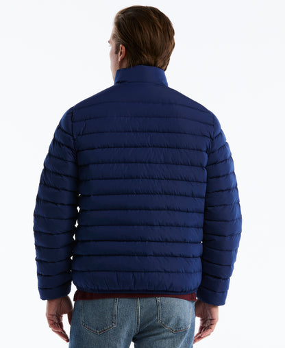 Original Penguin Faux Down Colorblock Puffer Jacket