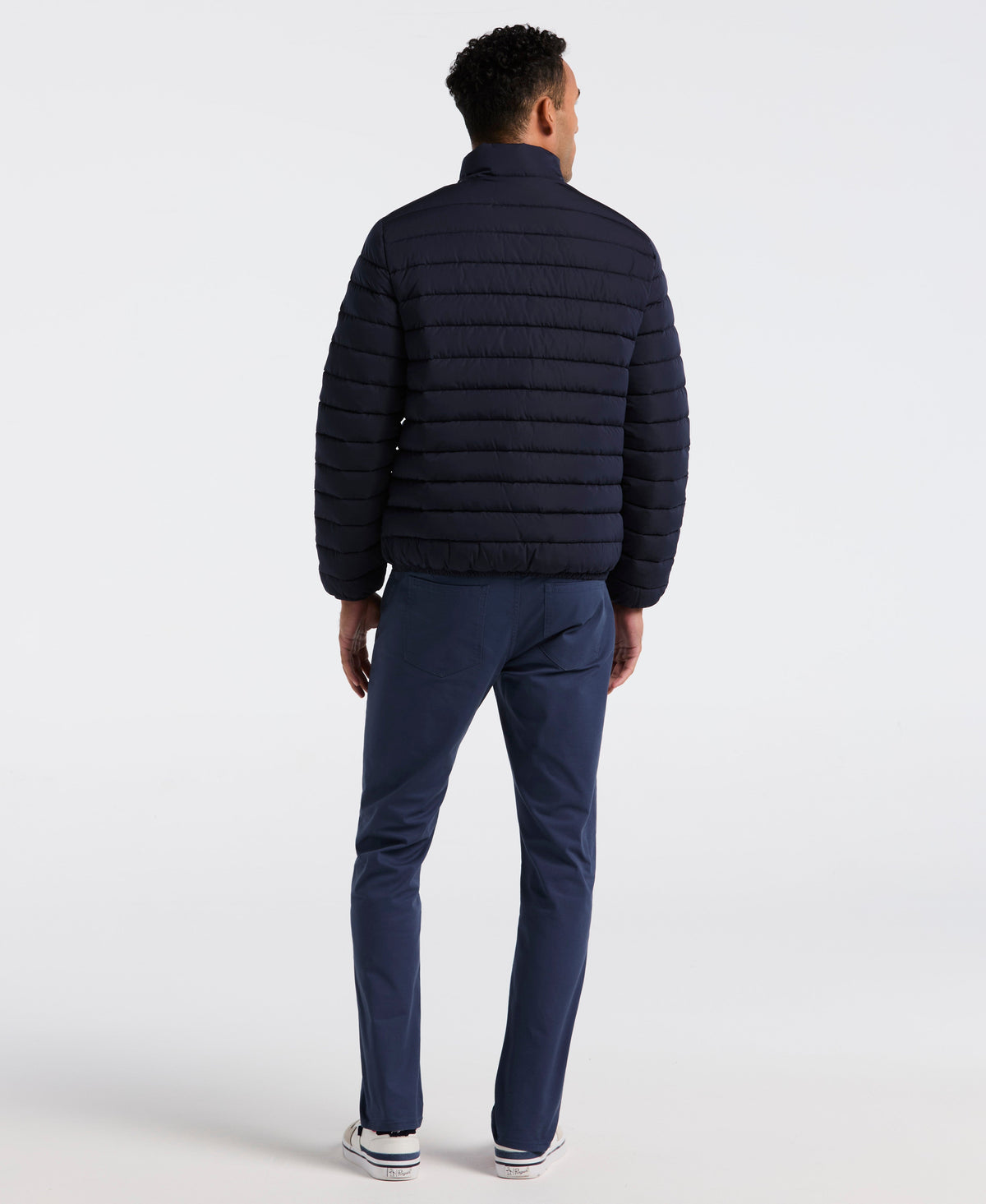 Original Penguin Faux Down Colorblock Puffer Jacket