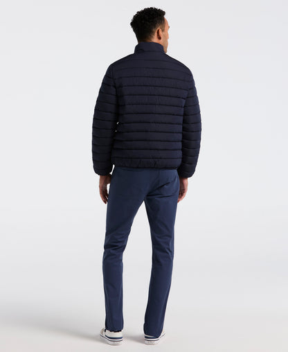 Original Penguin Faux Down Colorblock Puffer Jacket