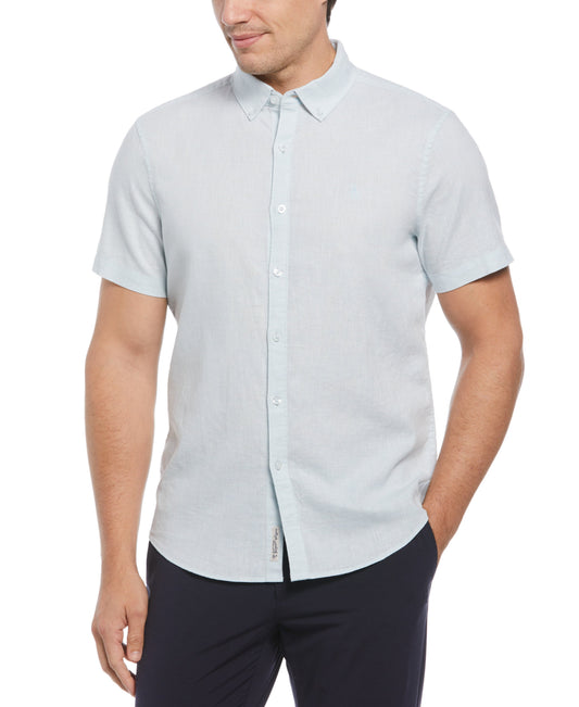 Original Penguin Feeder Stripe Linen Shirt