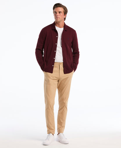 Original Penguin Flat Front Nylon Twill Chino