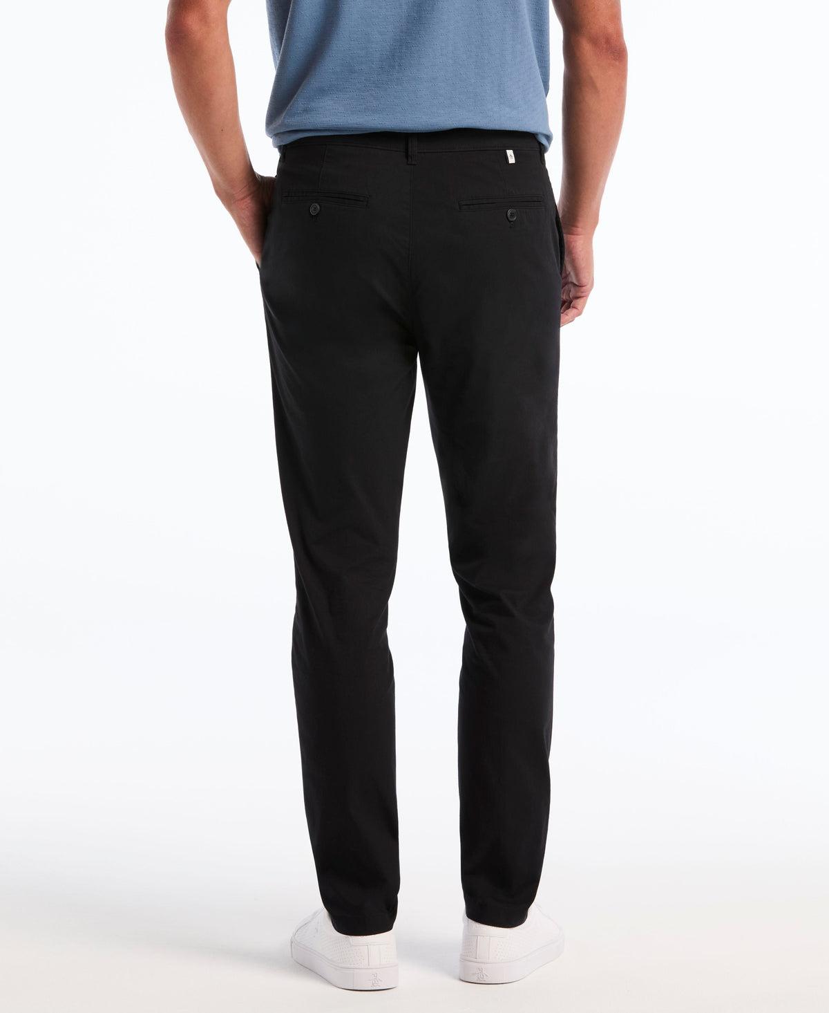 Original Penguin Flat Front Nylon Twill Chino