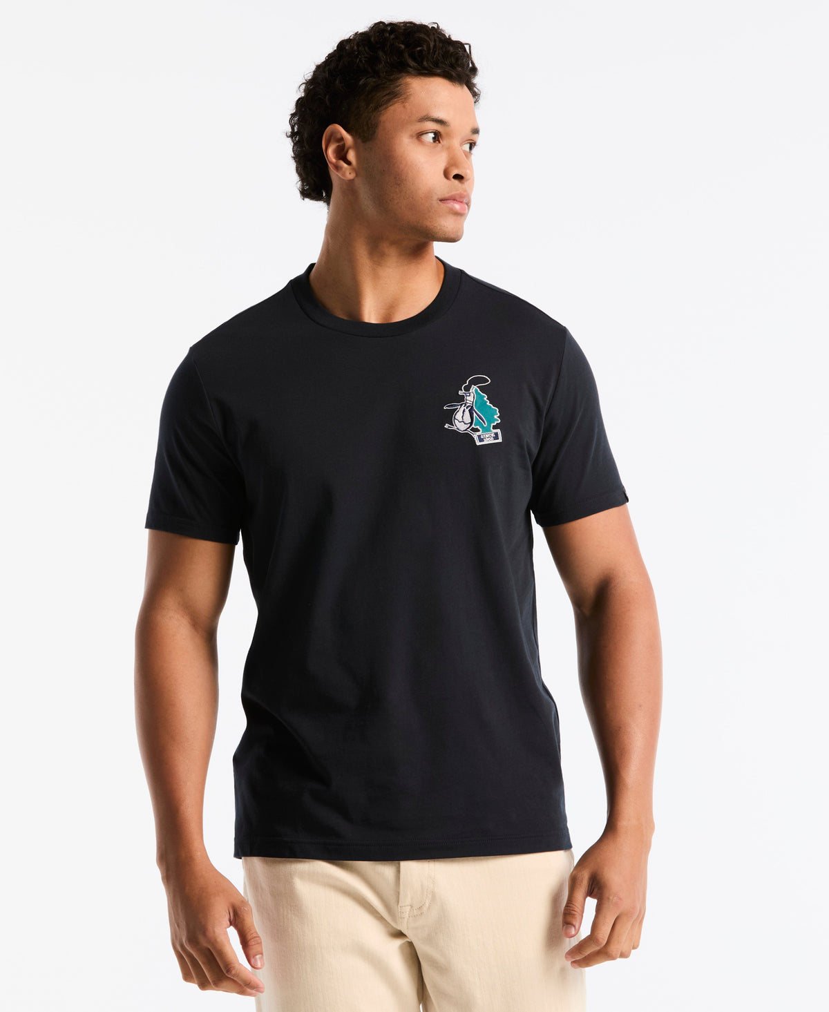 Original Penguin Flocked Tree Graphic Tree