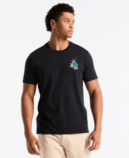 Original Penguin Flocked Tree Graphic Tree