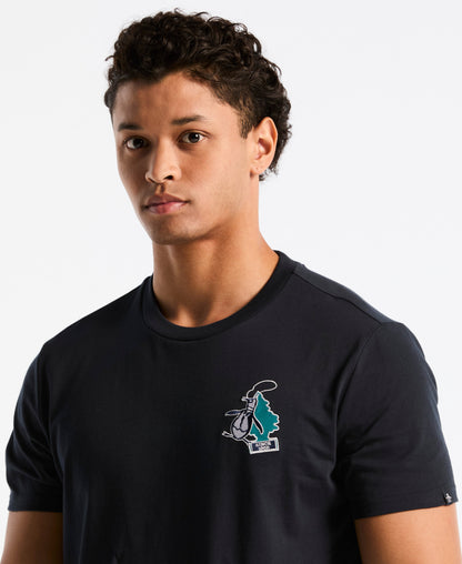 Original Penguin Flocked Tree Graphic Tree