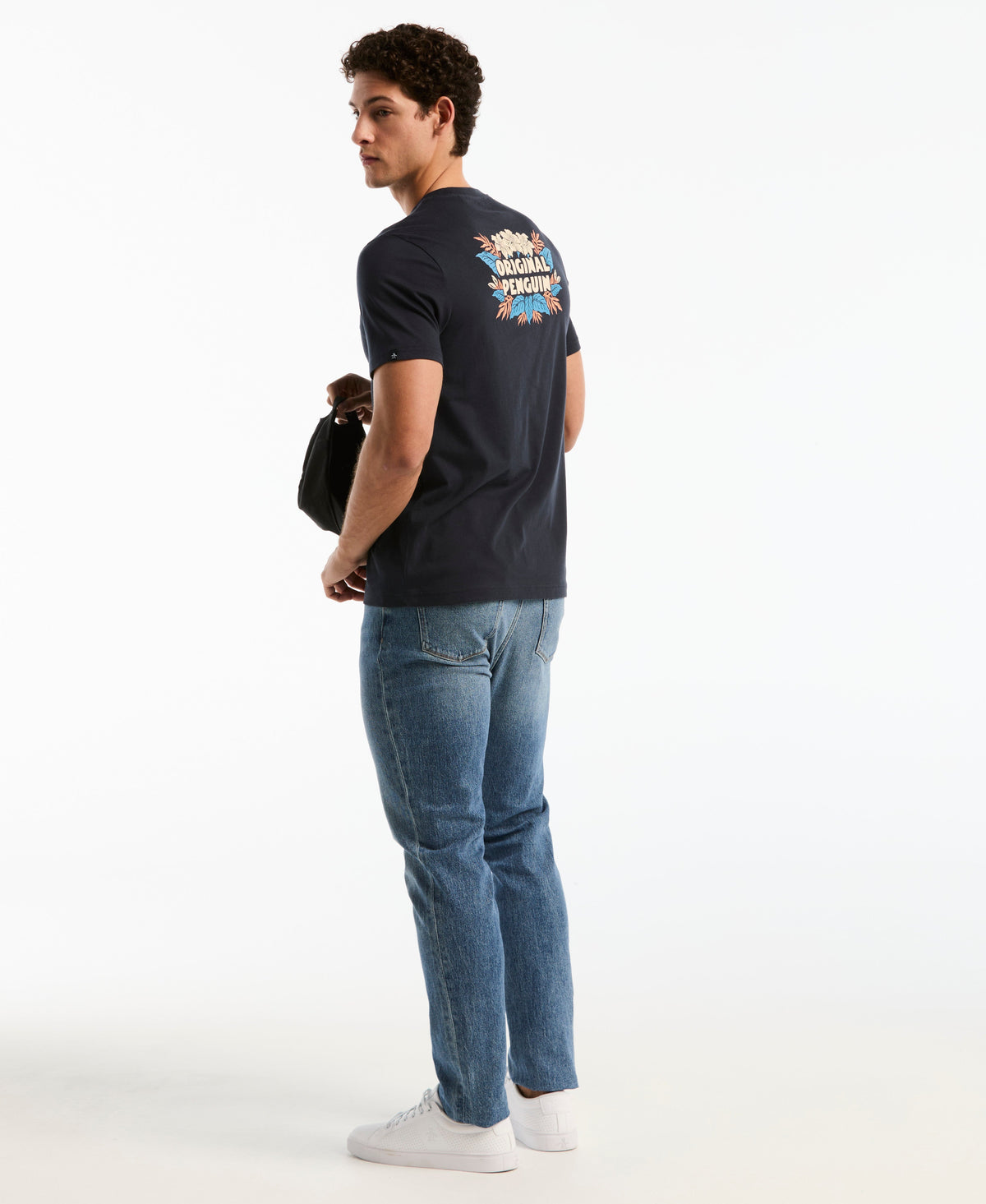 Original Penguin Floral Logo Cotton Graphic Tee