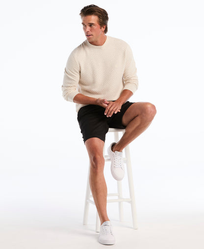 Original Penguin Geo Textured Crewneck Sweater