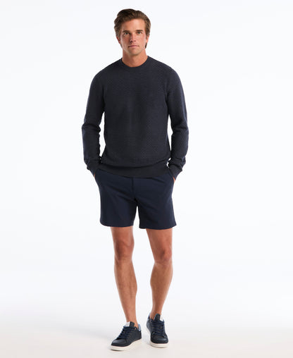 Original Penguin Geo Textured Crewneck Sweater