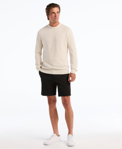 Original Penguin Geo Textured Crewneck Sweater