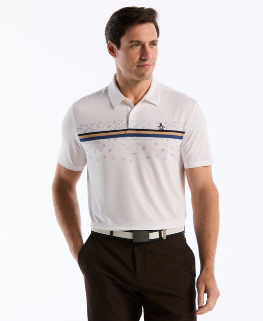 Original Penguin "Got Game" Engineered Stripe Golf Polo