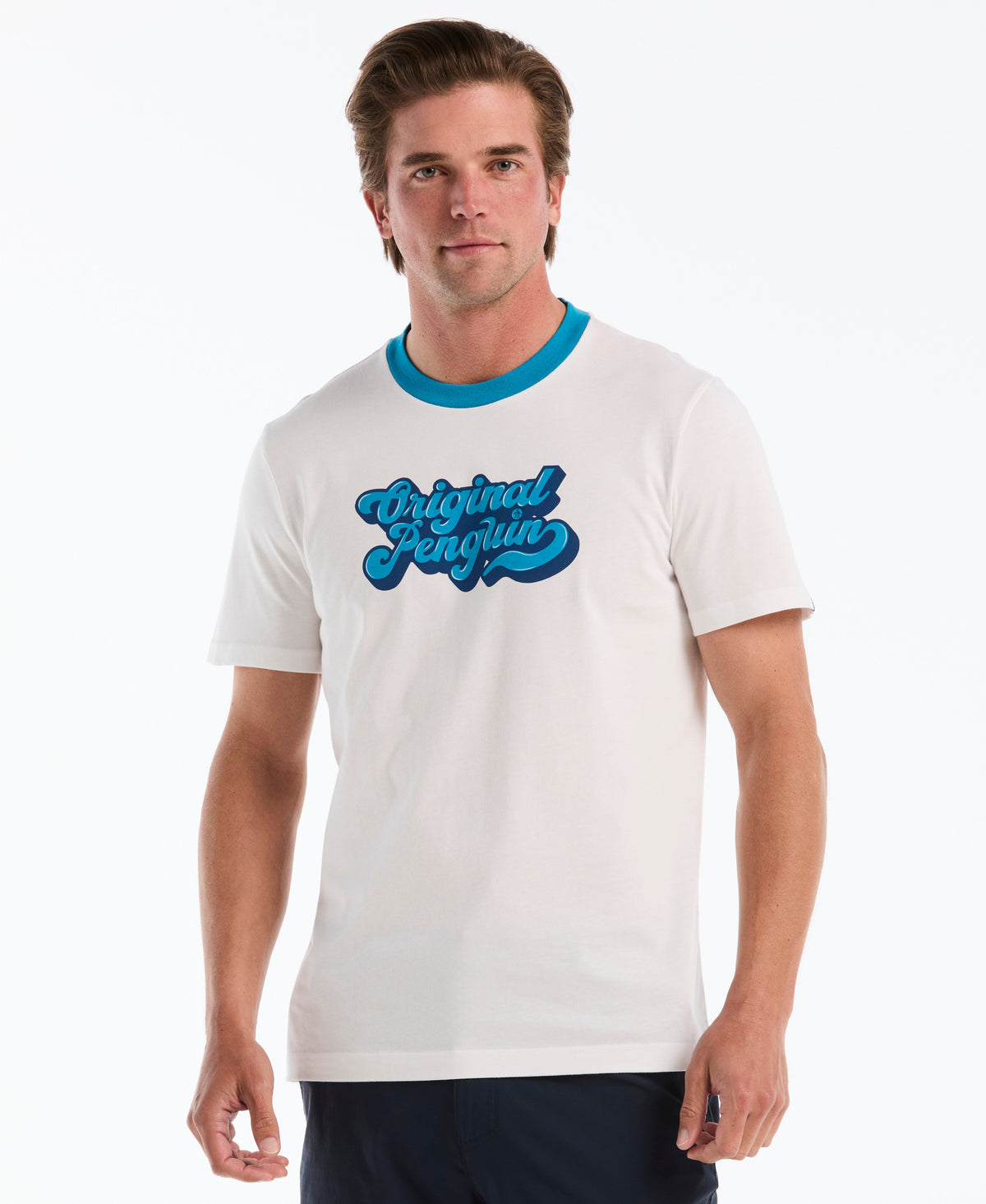 Original Penguin Graphic Ringer Jersey Tee