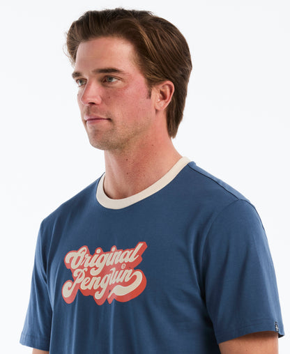 Original Penguin Graphic Ringer Jersey Tee
