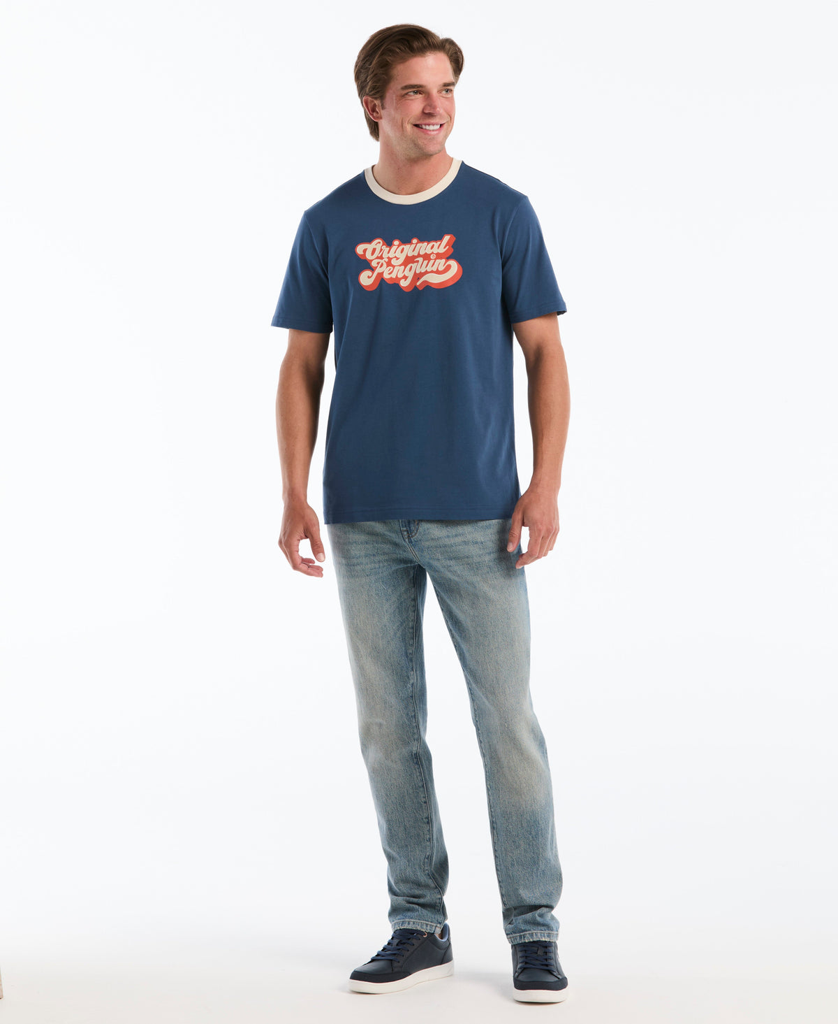 Original Penguin Graphic Ringer Jersey Tee