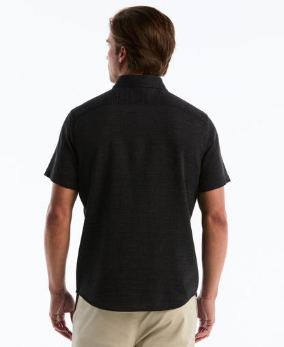 Original Penguin Heathered Dobby Button-Down Shirt
