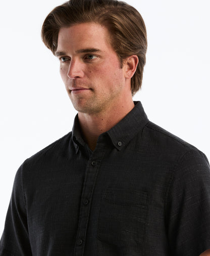 Original Penguin Heathered Dobby Button-Down Shirt