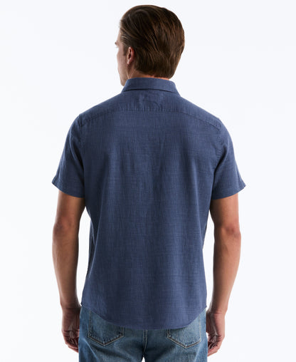 Original Penguin Heathered Dobby Button-Down Shirt
