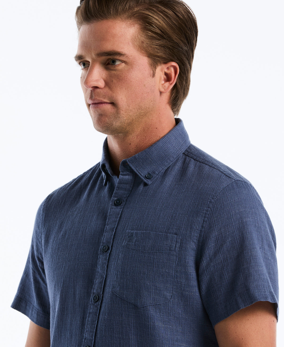 Original Penguin Heathered Dobby Button-Down Shirt