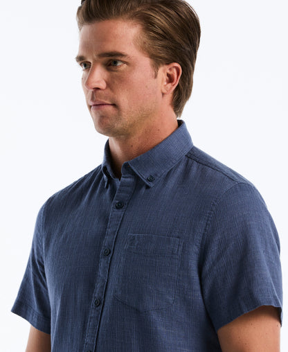 Original Penguin Heathered Dobby Button-Down Shirt