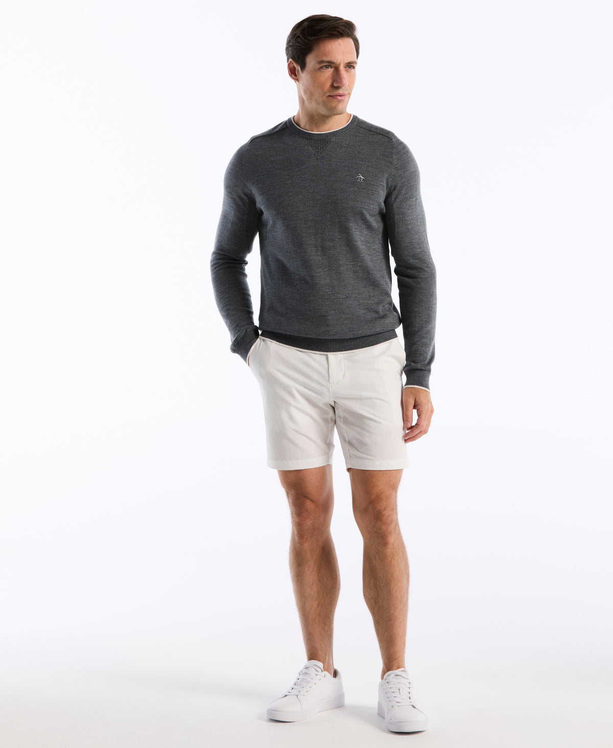 Original Penguin Heritage Merino Wool Golf Sweater