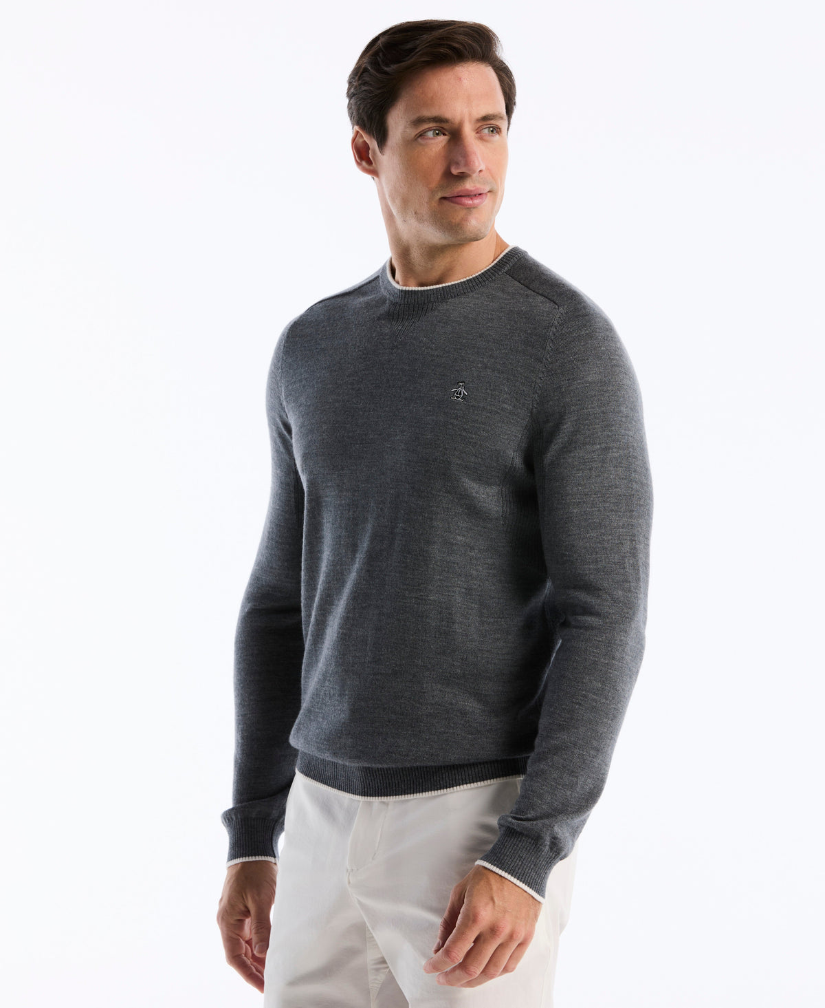 Original Penguin Heritage Merino Wool Golf Sweater