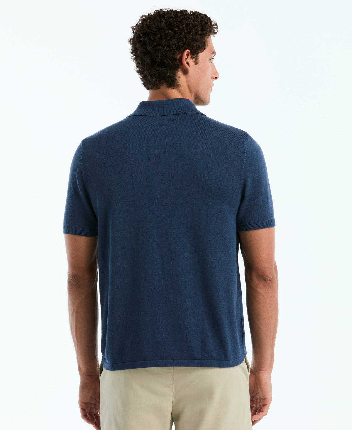 Original Penguin Honeycomb Striped Sweater Polo