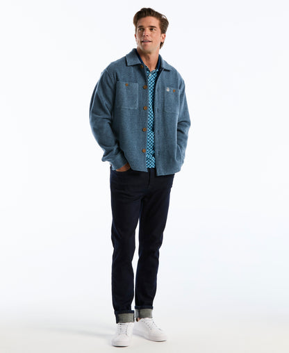 Original Penguin Interlock 70's Geo Polo