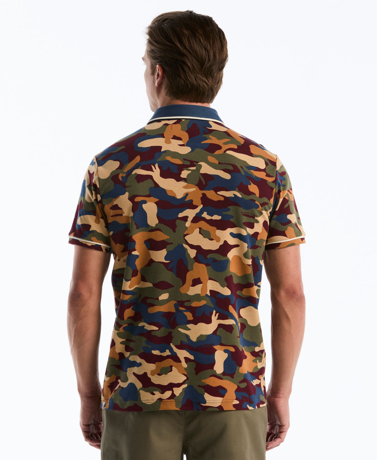 Original Penguin Interlock Camo Print Polo