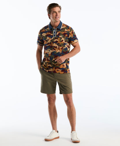 Original Penguin Interlock Camo Print Polo
