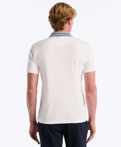 Original Penguin Interlock Striped Collar Polo