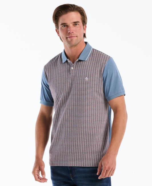 Original Penguin Jacquard Geo Tipped Polo