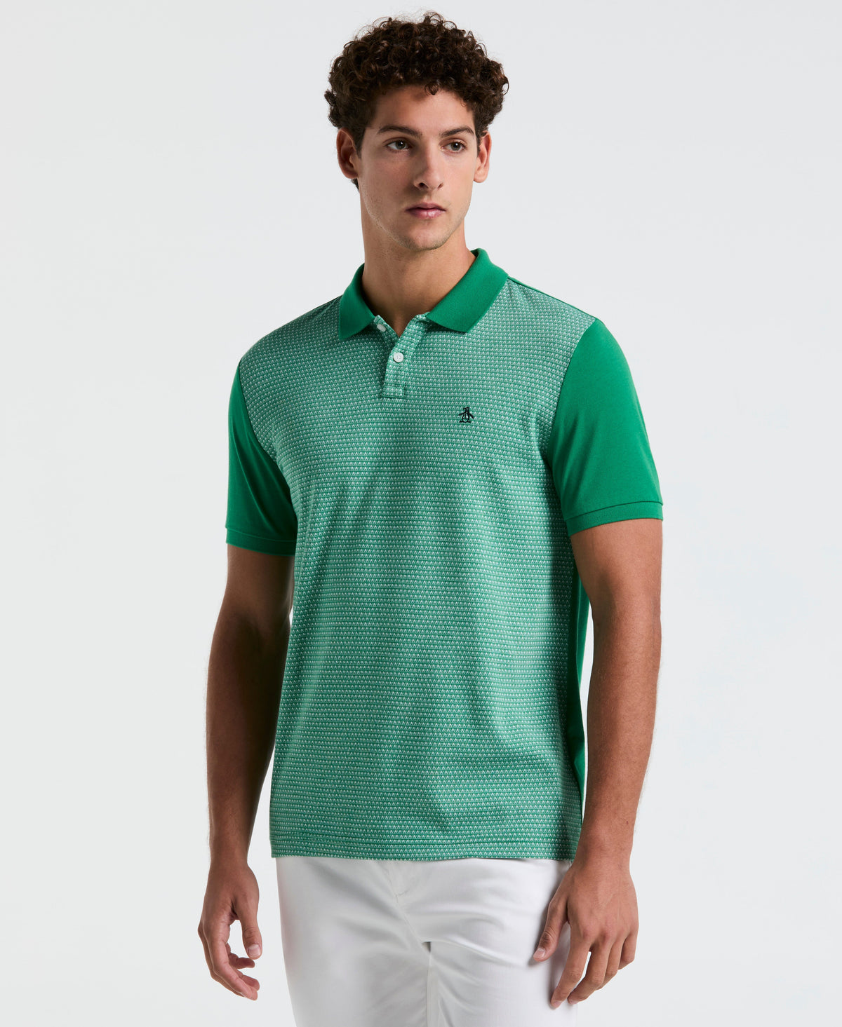 Original Penguin Jacquard Mini Geo Jersey Polo