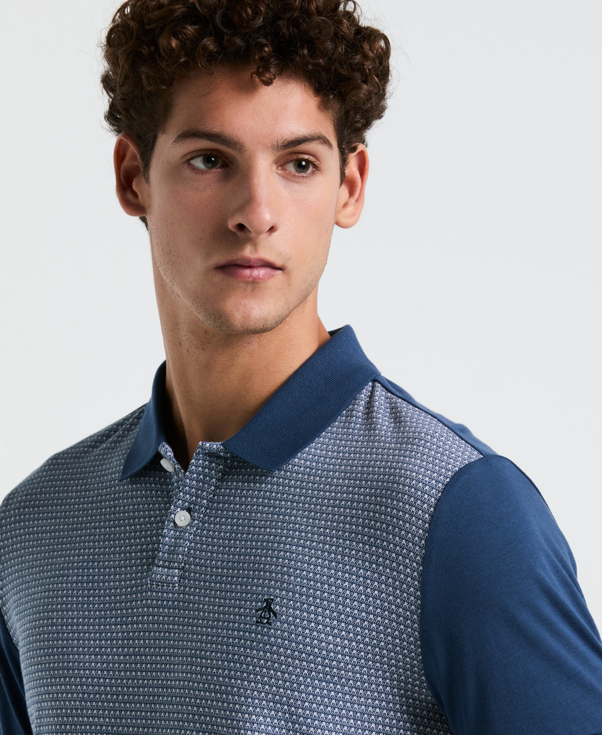 Original Penguin Jacquard Mini Geo Jersey Polo