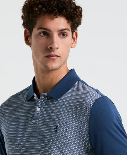 Original Penguin Jacquard Mini Geo Jersey Polo