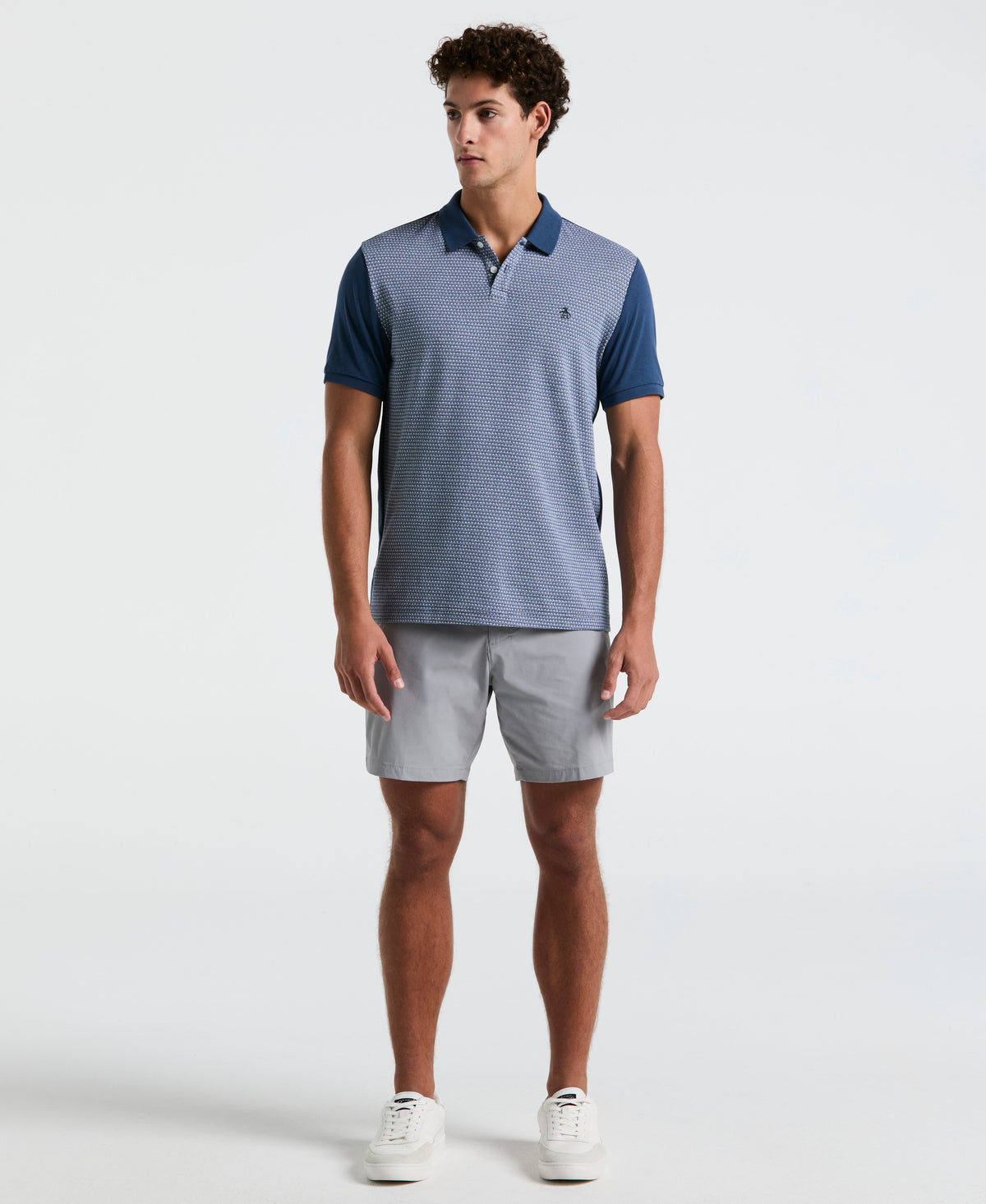 Original Penguin Jacquard Mini Geo Jersey Polo