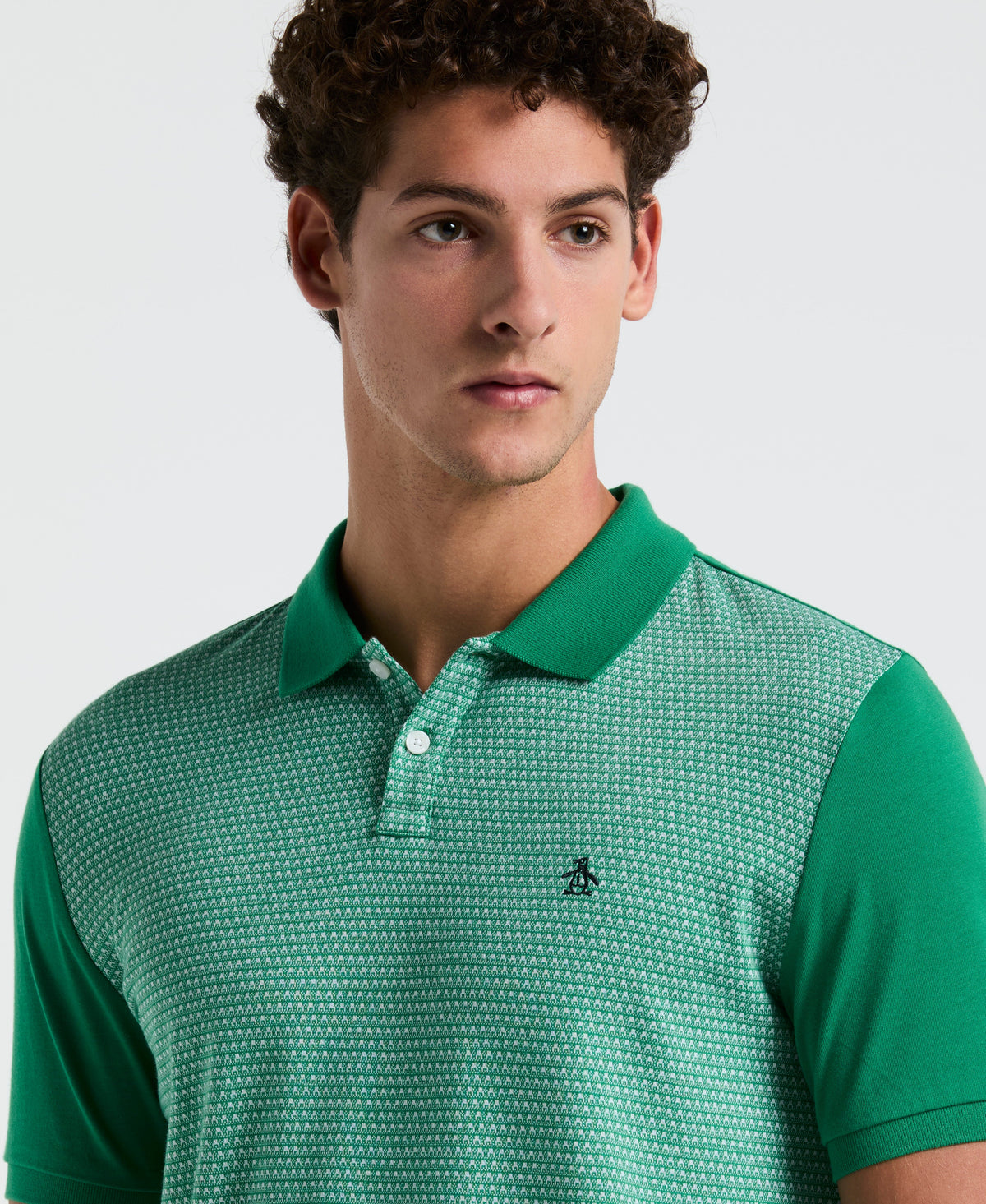 Original Penguin Jacquard Mini Geo Jersey Polo