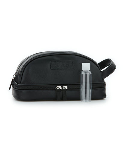 Original Penguin Leather Travel Toiletries Bag
