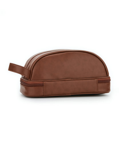 Original Penguin Leather Travel Toiletries Bag