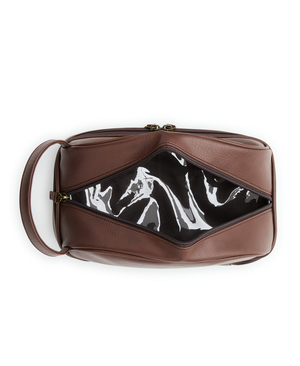 Original Penguin Leather Travel Toiletries Bag