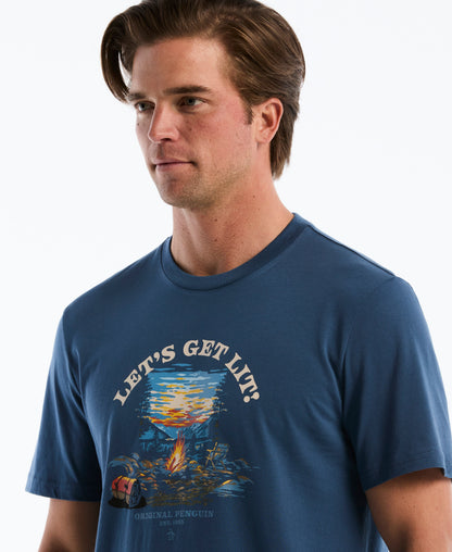Original Penguin "Let's Get Lit" Graphic Tee